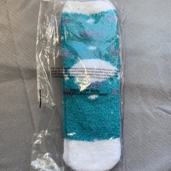 Cozy animal CAT sock crew length with feather mice Cat Toys - Picture 10 of 16